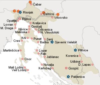 kvarnerski otoci karta KVARNER apartmani Hrvatska | SMJEŠTAJ Hrvatska KVARNER apartmani  kvarnerski otoci karta