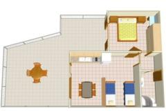 Apartmani BIKIN Apartman 1 – AP1Hvar2+2 foto 5