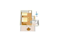 Villa Jardula Apartman 2 – 1;A2+1 foto 3