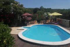 Sunny pool Apartmani Apartman 1 – Pool view foto 1