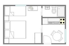 Apartmani Martinovka Apartman 2 – A2 (2+1) foto 1