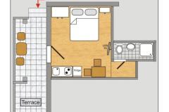Apartmani Dora Apartman 4 – Studio foto 2