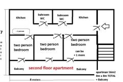 Apartmani Živana Žaborić  Apartman 3 – 6+2 SEC F. foto 1