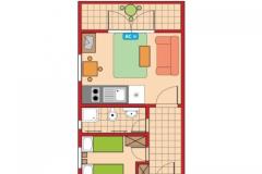 Apartmani Aniva Apartman 3: (2+2) – A3 foto 2