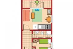 Apartmani Aniva Apartman 4: (2+2) – A4 foto 2