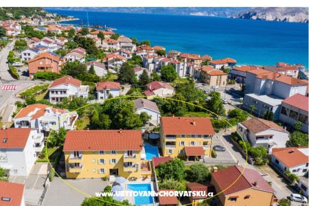 Apartmani Gorica 1- with Pool, 200 otok Krk Hrvatska
