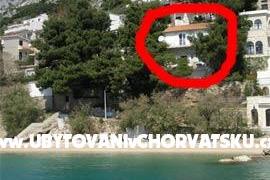 Apartmani Darka na plaži Omiš Hrvatska