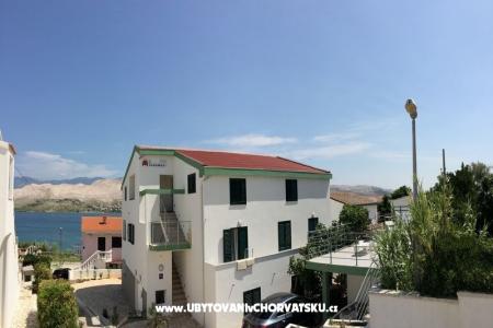 Vila Lunamar otok Pag Hrvatska