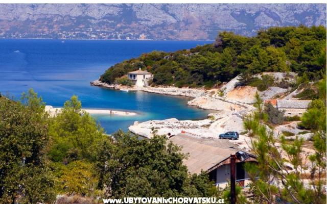 Kuća za odmor Doda uvala Tičja Luka - smještaj otok Brač Hrvatska