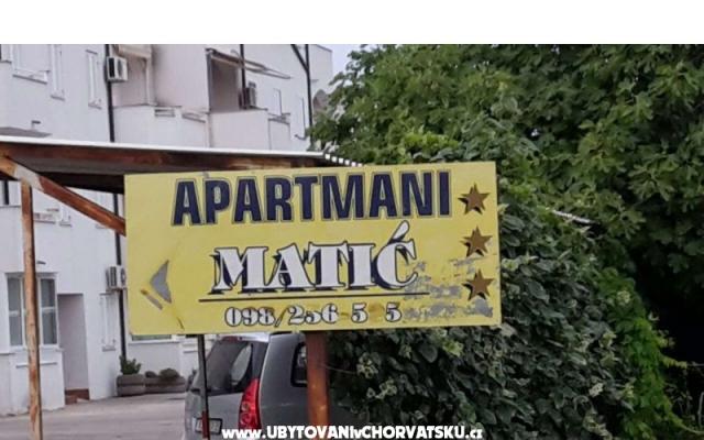 Apartmani Matic - smještaj Sv. Filip i Jakov Hrvatska
