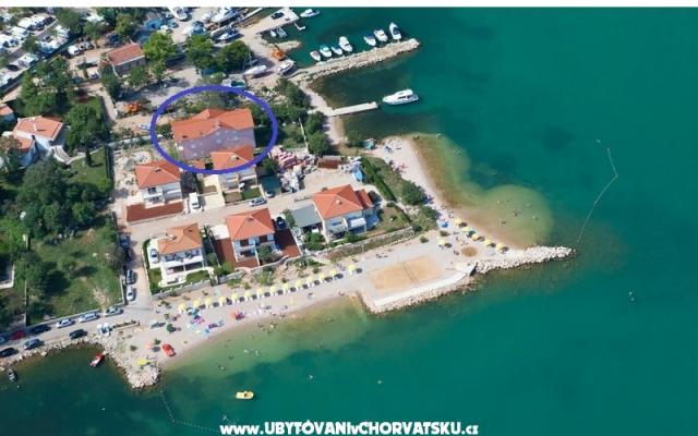 Villa Klimno direct na plaži - smještaj otok Krk Hrvatska
