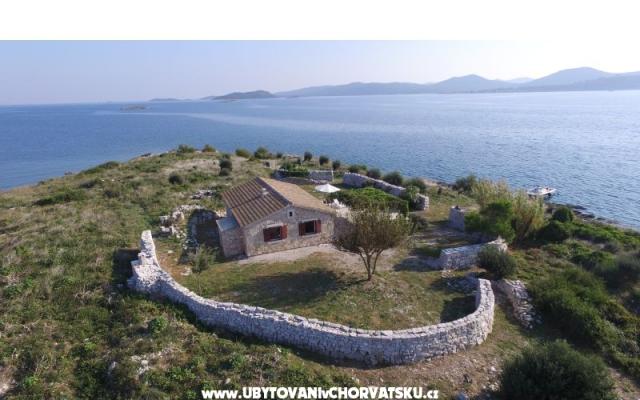 Ravna Sika Island Kuća - smještaj otok Murter Hrvatska