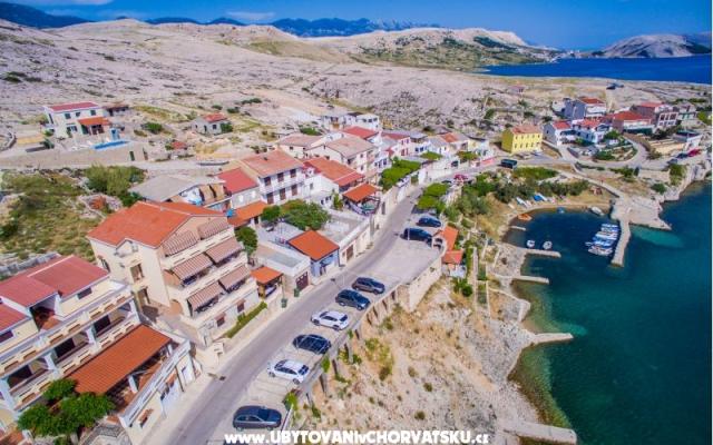 Apartmani Komešić - smještaj Novalja - Pag Hrvatska