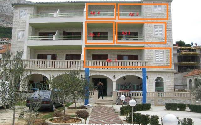 Apartman Tiho - smještaj Omiš Hrvatska