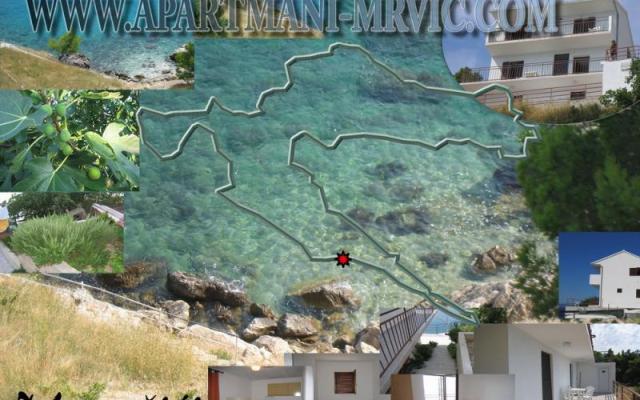 Apartmani Mrvic Marušići - smještaj Omiš Hrvatska