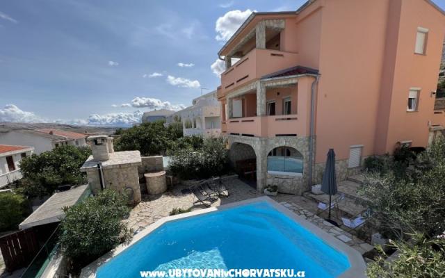 Ana apartments &amp; pool - smještaj otok Pag Hrvatska
