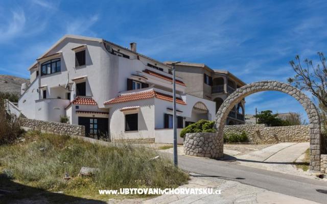 Apartmani Lucija - smještaj otok Pag Hrvatska
