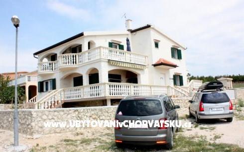 Apartmani Kovačić - Villa Mila - smještaj otok Pag Hrvatska
