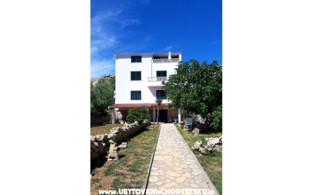 Vila Miluna - smještaj otok Pag Hrvatska